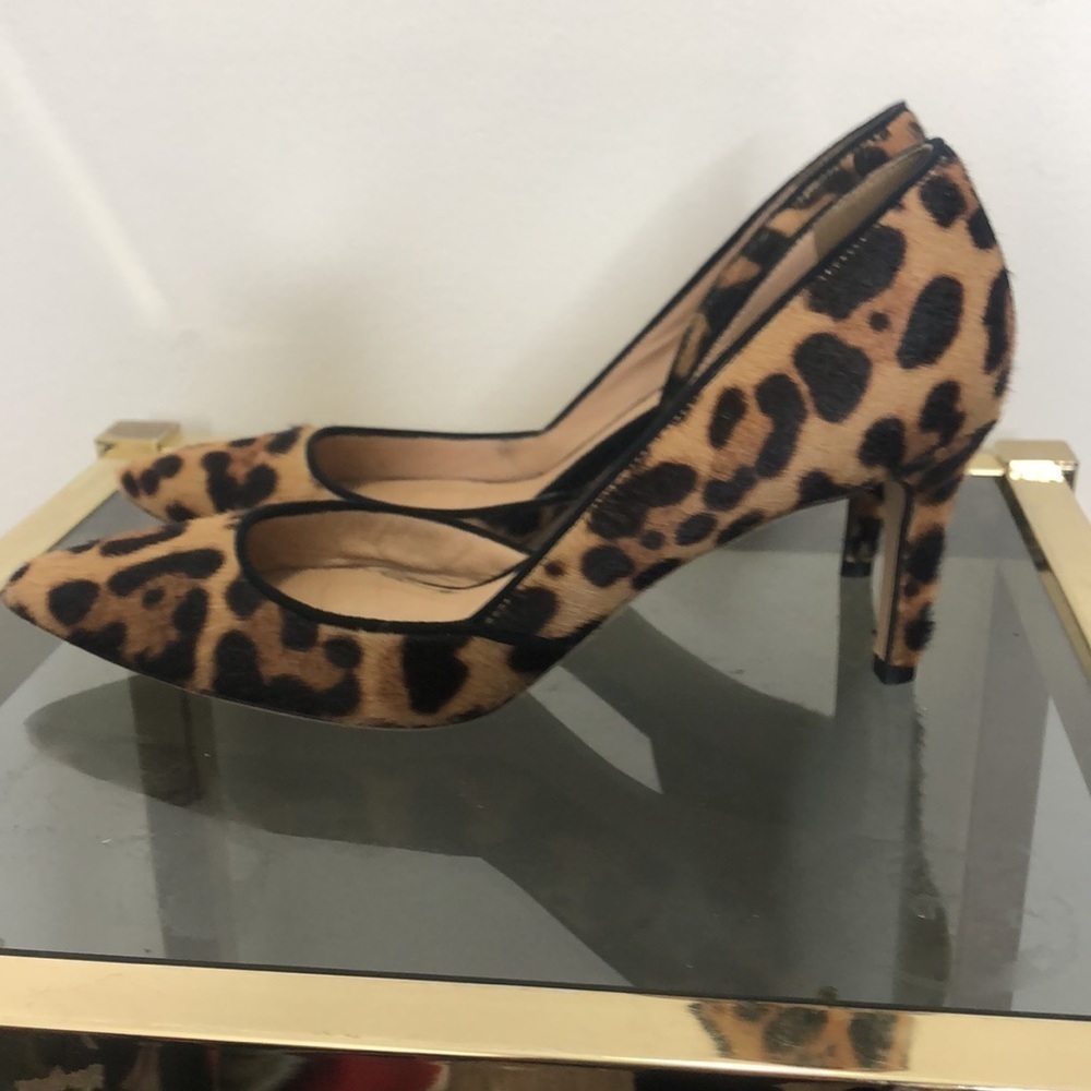 J crew collection Valentina calf hair d’orsay pumps size 7.5​ - Picture 5 of 12